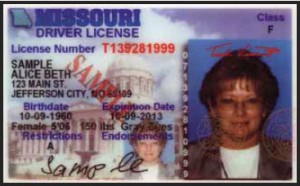 Missouri Driver or Nondriver License