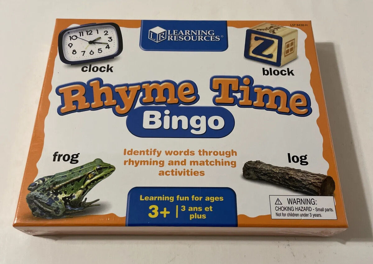 Rhyme Time Bingo