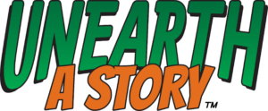 Unearth a Story summer reading program logo
