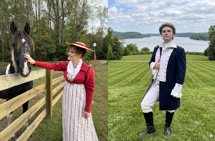 George and Martha Washington